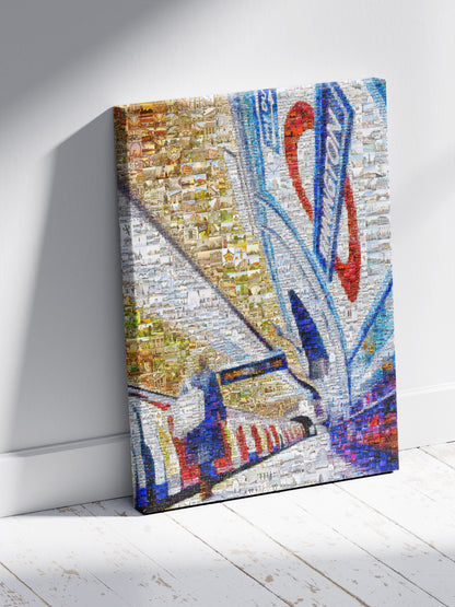 Stunning London Mosaic Artwork - Captivating Cityscape in Vibrant Colors AtelierMosaics