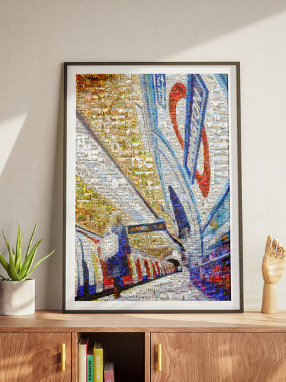 Stunning London Mosaic Artwork - Captivating Cityscape in Vibrant Colors AtelierMosaics