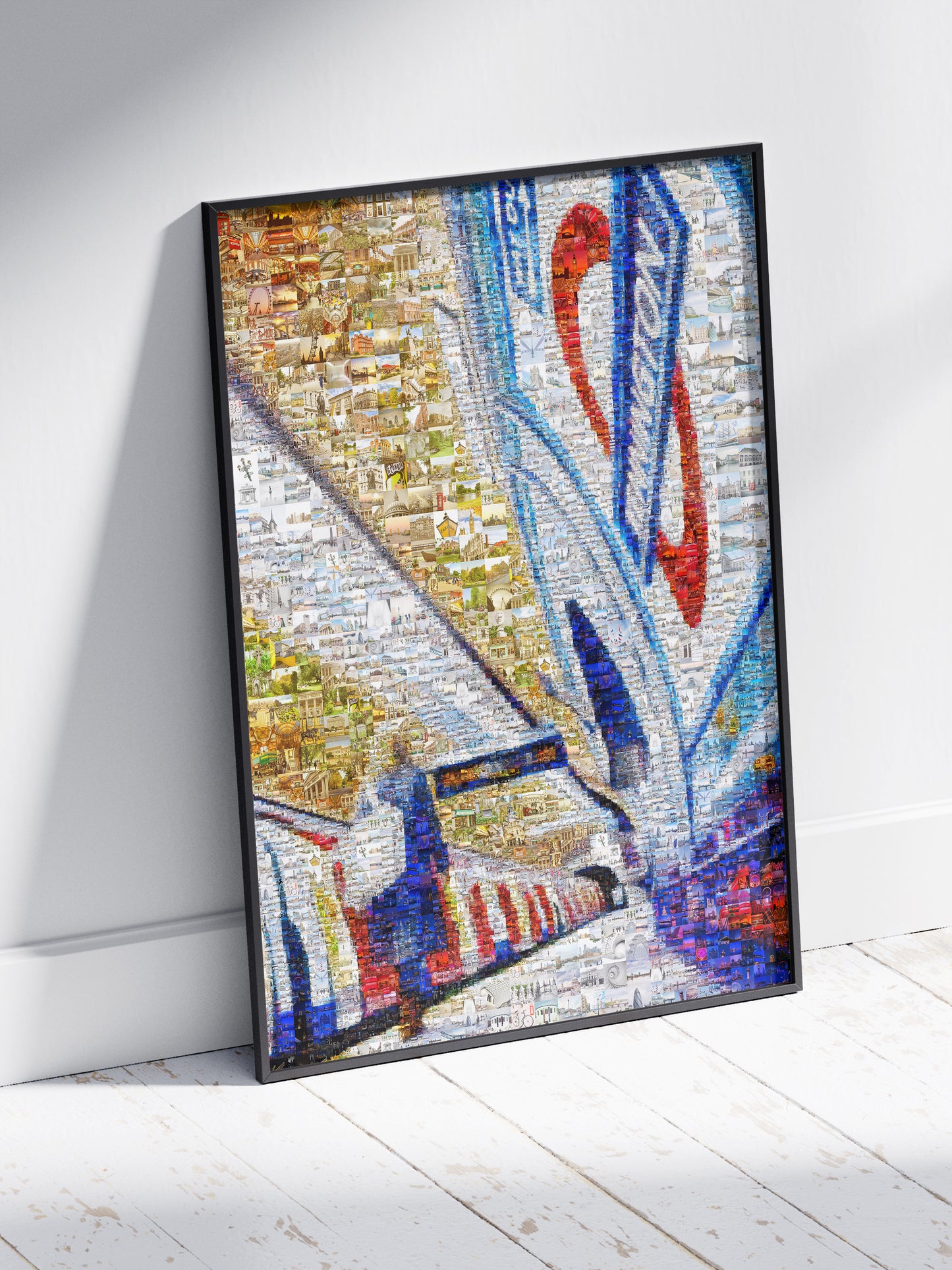 Stunning London Mosaic Artwork - Captivating Cityscape in Vibrant Colors AtelierMosaics