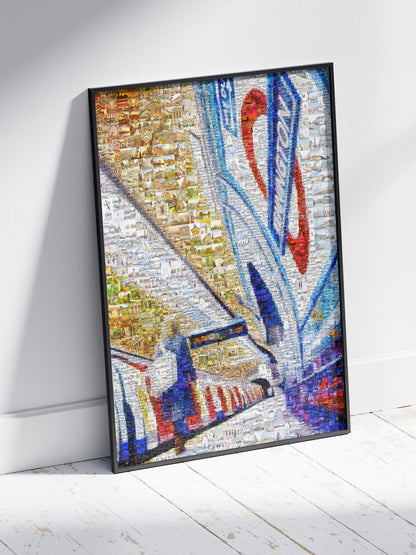 Stunning London Mosaic Artwork - Captivating Cityscape in Vibrant Colors AtelierMosaics