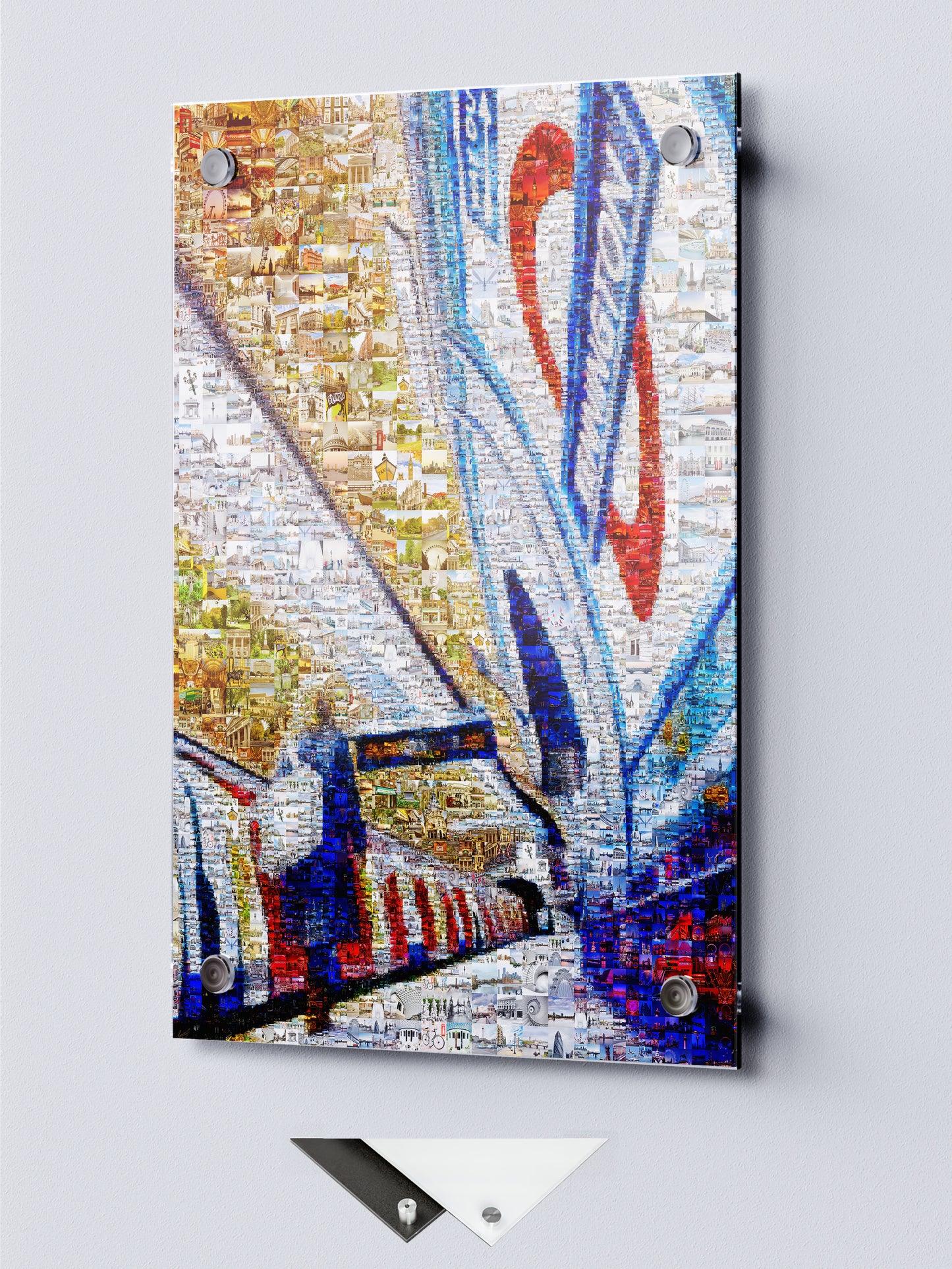 Stunning London Mosaic Artwork - Captivating Cityscape in Vibrant Colors AtelierMosaics