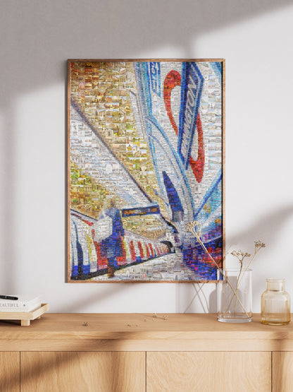 Stunning London Mosaic Artwork - Captivating Cityscape in Vibrant Colors AtelierMosaics