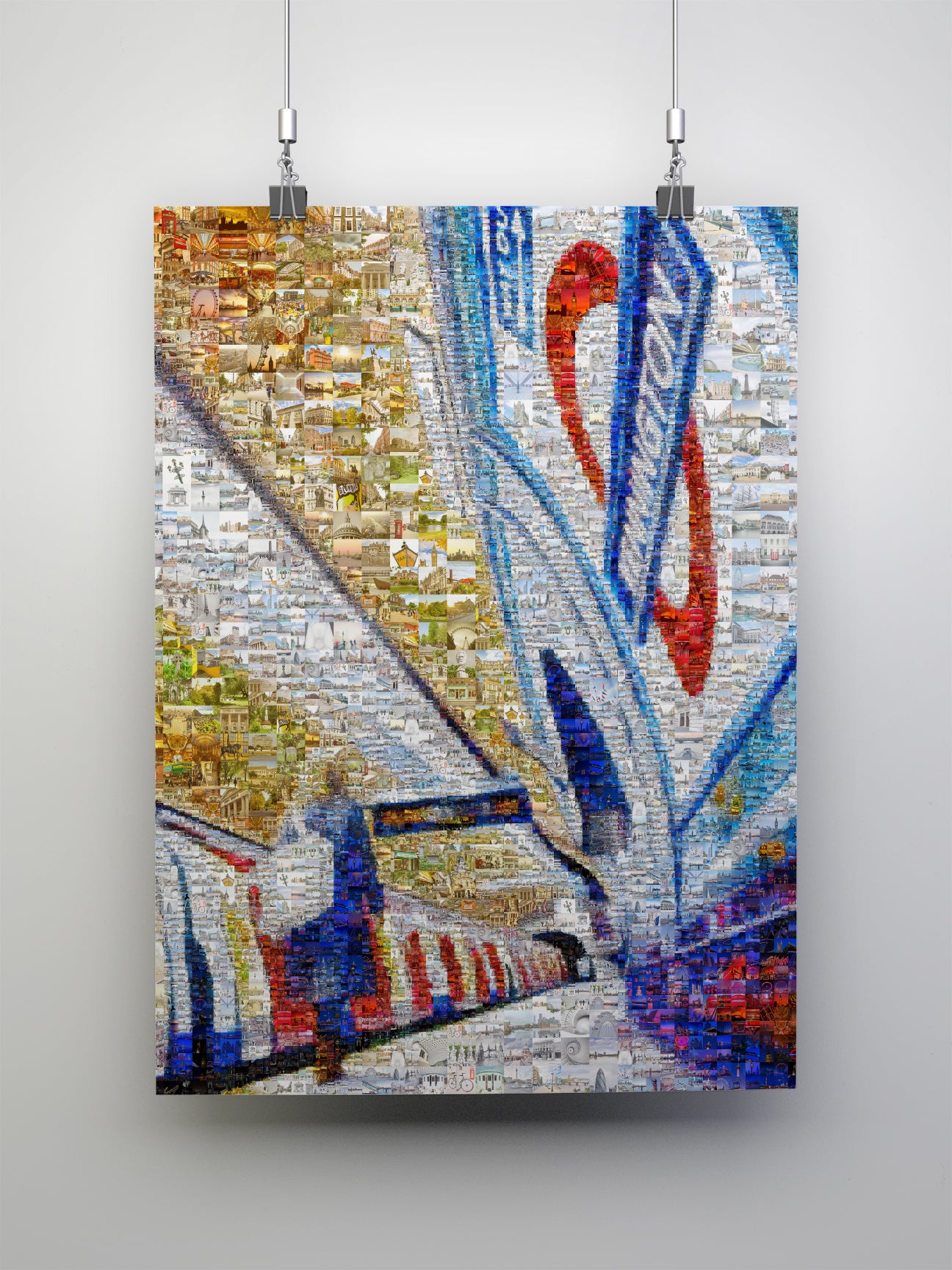 Stunning London Mosaic Artwork - Captivating Cityscape in Vibrant Colors AtelierMosaics