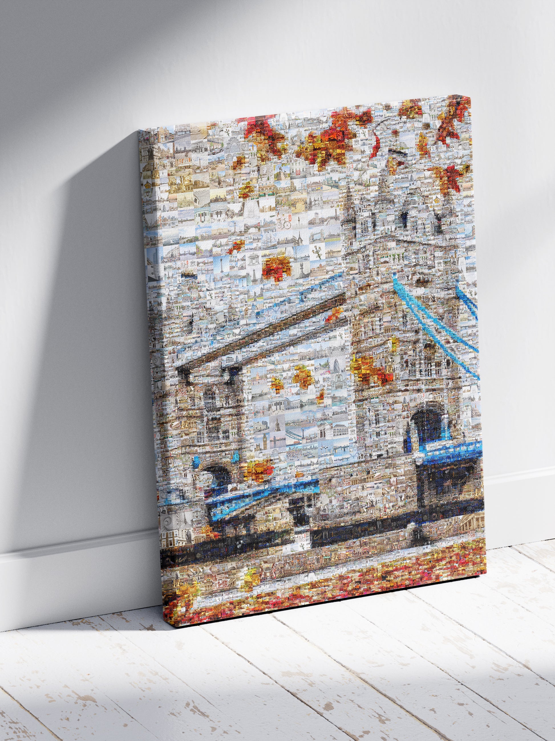 Stunning London Mosaic Artwork - Iconic Tower Bridge Featuring 100s of Images - Perfect Wall Decor AtelierMosaics