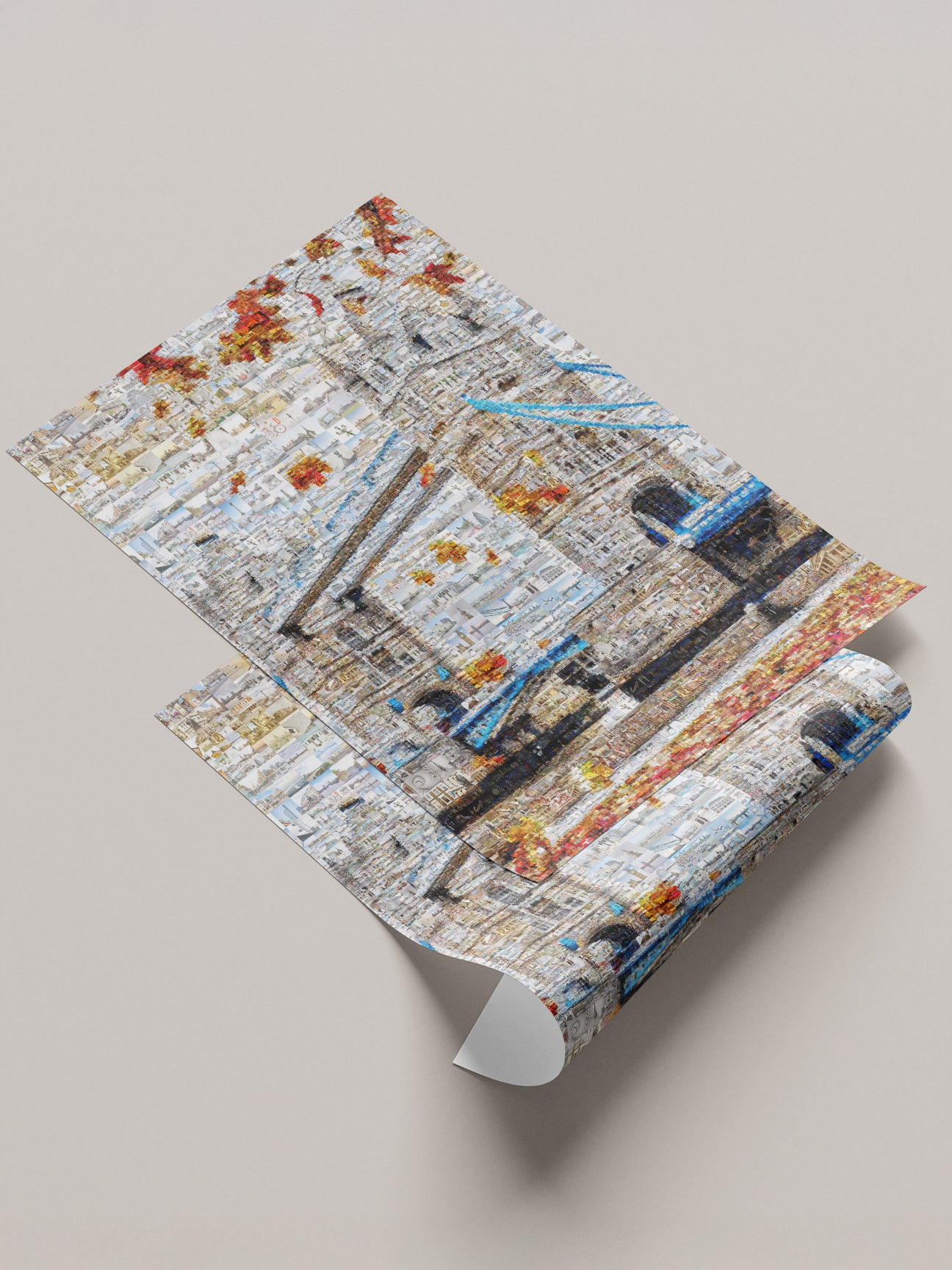 Stunning London Mosaic Artwork - Iconic Tower Bridge Featuring 100s of Images - Perfect Wall Decor AtelierMosaics