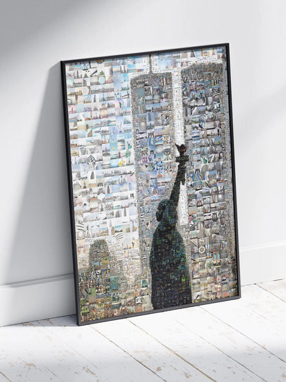 Stunning Mosaic Artwork of the Statue of Liberty & Iconic NYC Landmarks - Unique Wall Art for Home Decor AtelierMosaics