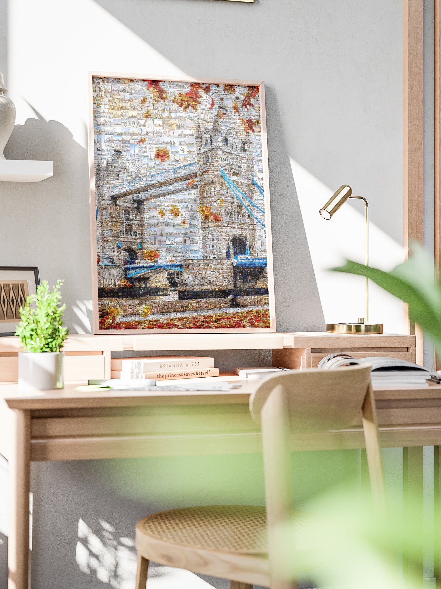 Stunning London Mosaic Artwork - Iconic Tower Bridge Featuring 100s of Images - Perfect Wall Decor AtelierMosaics