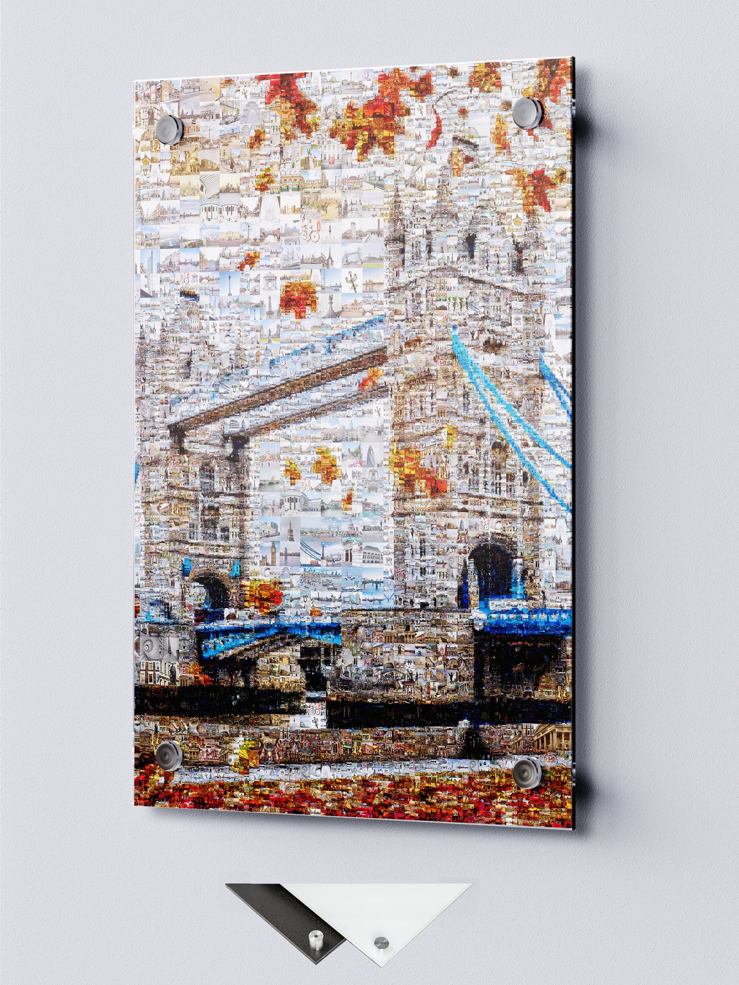 Stunning London Mosaic Artwork - Iconic Tower Bridge Featuring 100s of Images - Perfect Wall Decor AtelierMosaics