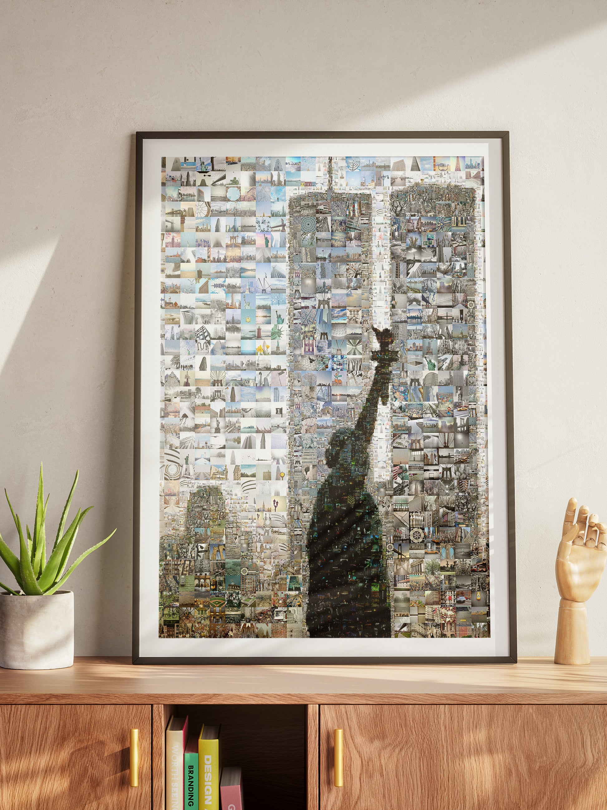 Stunning Mosaic Artwork of the Statue of Liberty & Iconic NYC Landmarks - Unique Wall Art for Home Decor AtelierMosaics