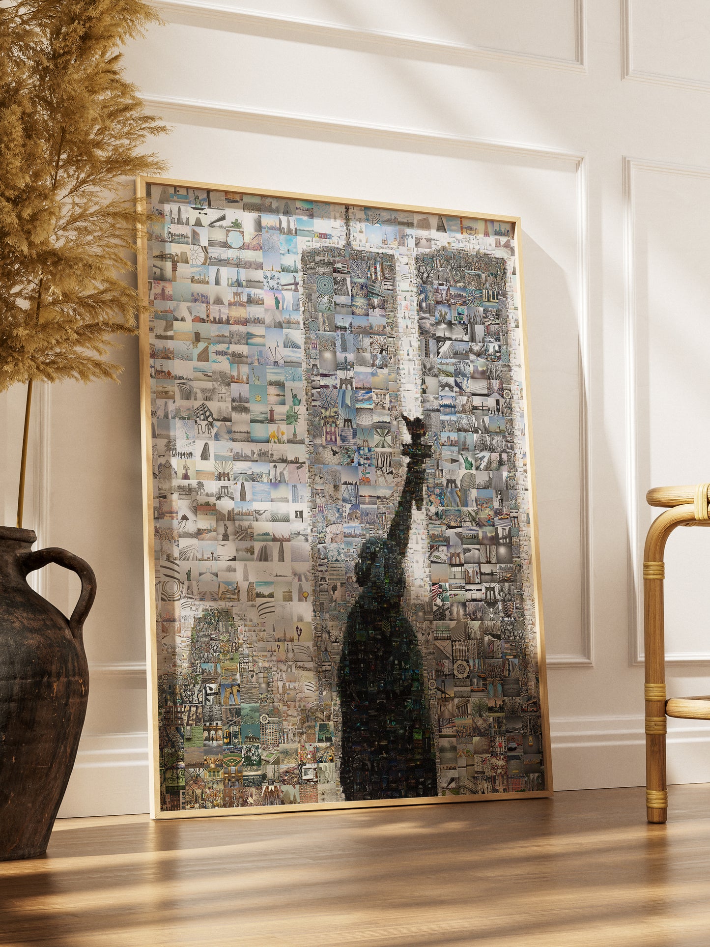 Stunning Mosaic Artwork of the Statue of Liberty & Iconic NYC Landmarks - Unique Wall Art for Home Decor AtelierMosaics