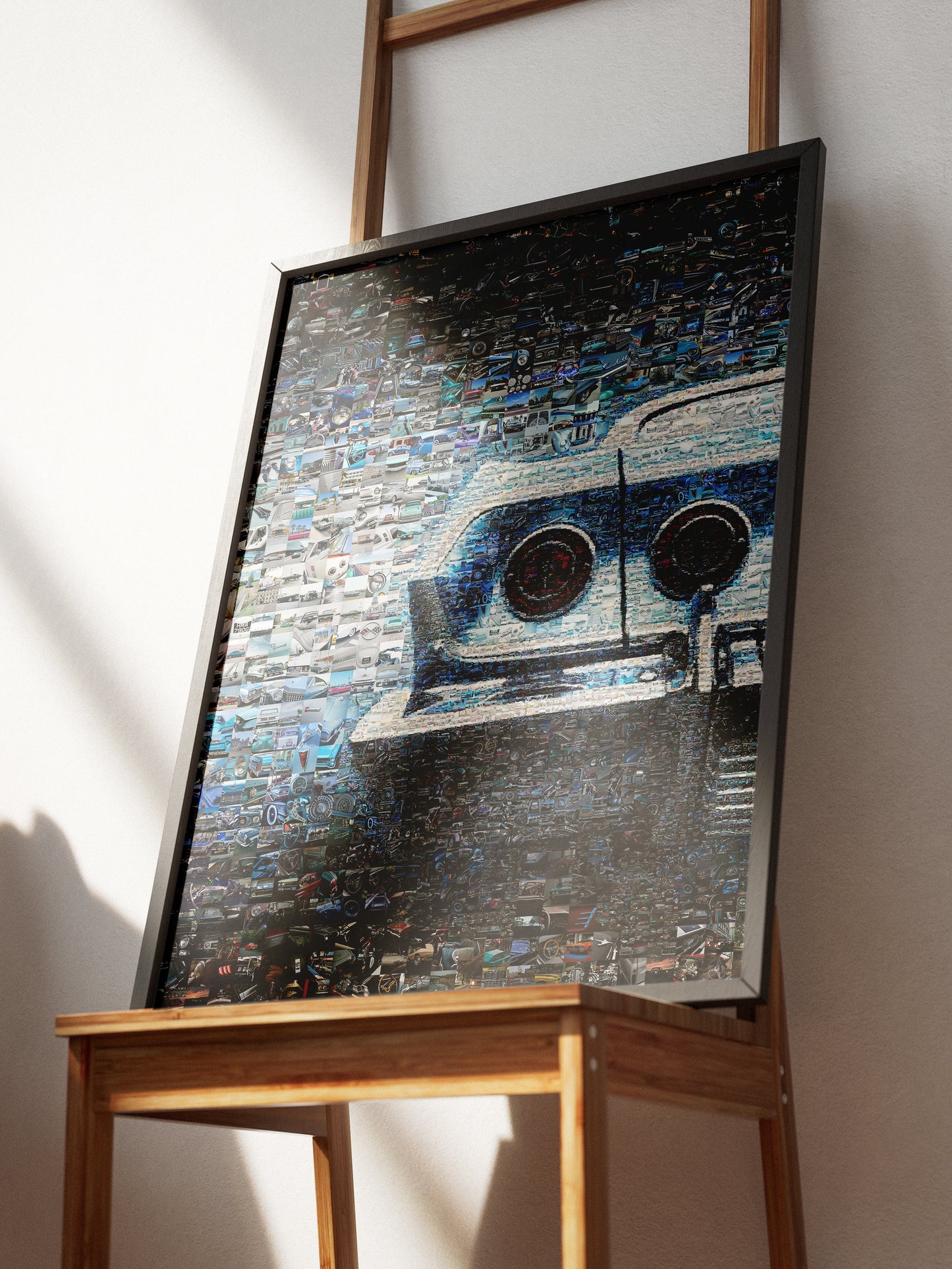 Stunning Automotive Mosaic Art - Unique Wall Decor for Car Enthusiasts, Perfect Gift for Gearheads AtelierMosaics