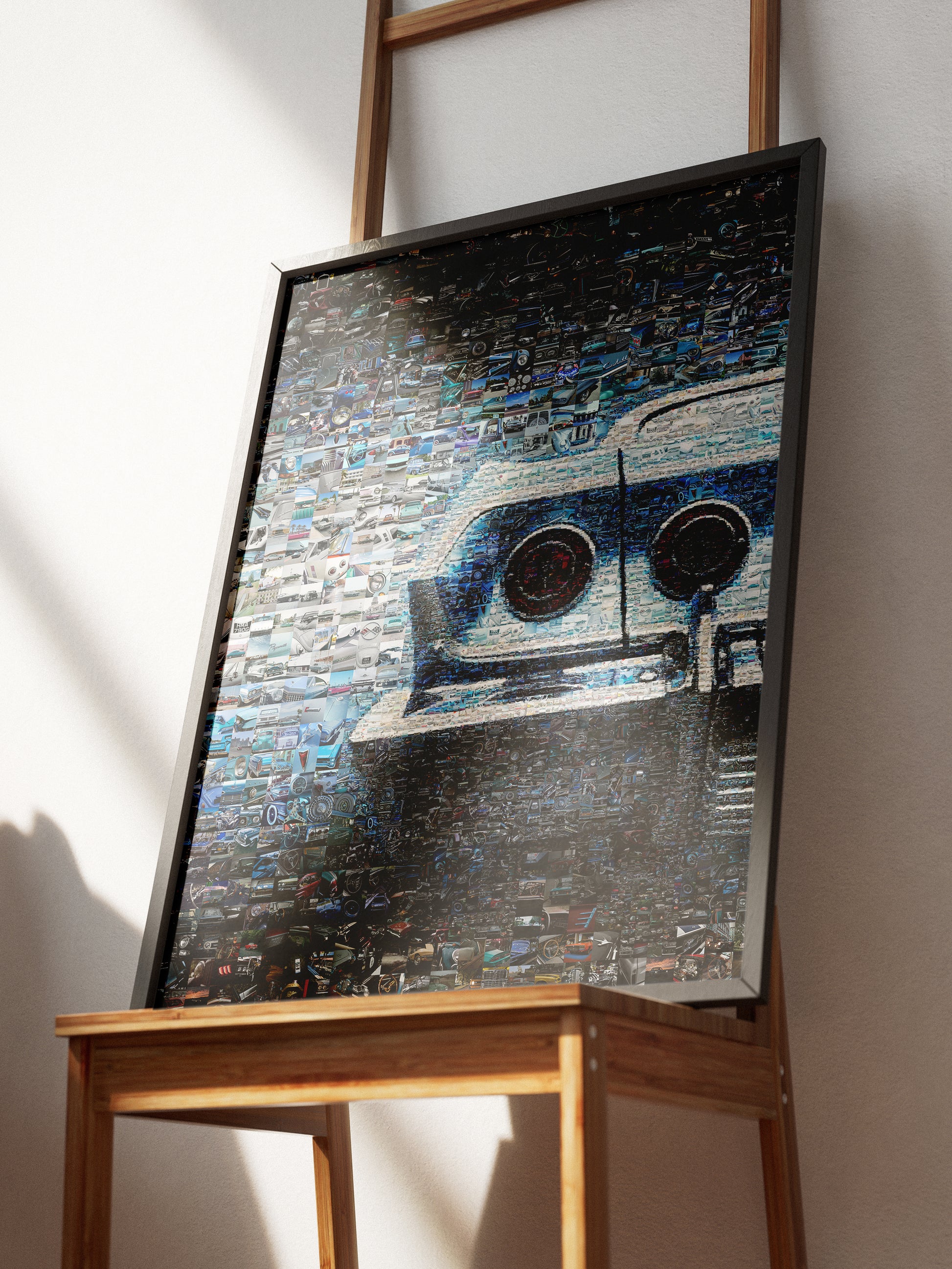 Stunning Automotive Mosaic Art - Unique Wall Decor for Car Enthusiasts, Perfect Gift for Gearheads AtelierMosaics
