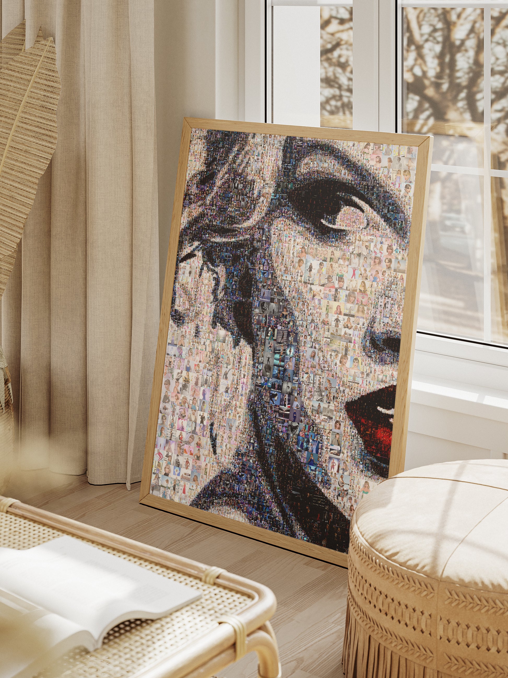 Stunning Taylor Swift Mosaic Art Print - Unique Wall Decor for Fans and Collectors AtelierMosaics