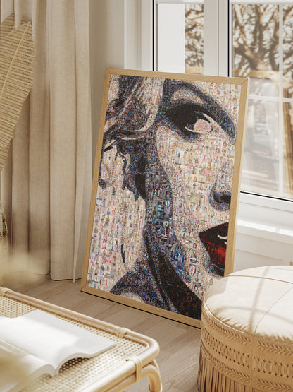 Stunning Taylor Swift Mosaic Art Print - Unique Wall Decor for Fans and Collectors AtelierMosaics