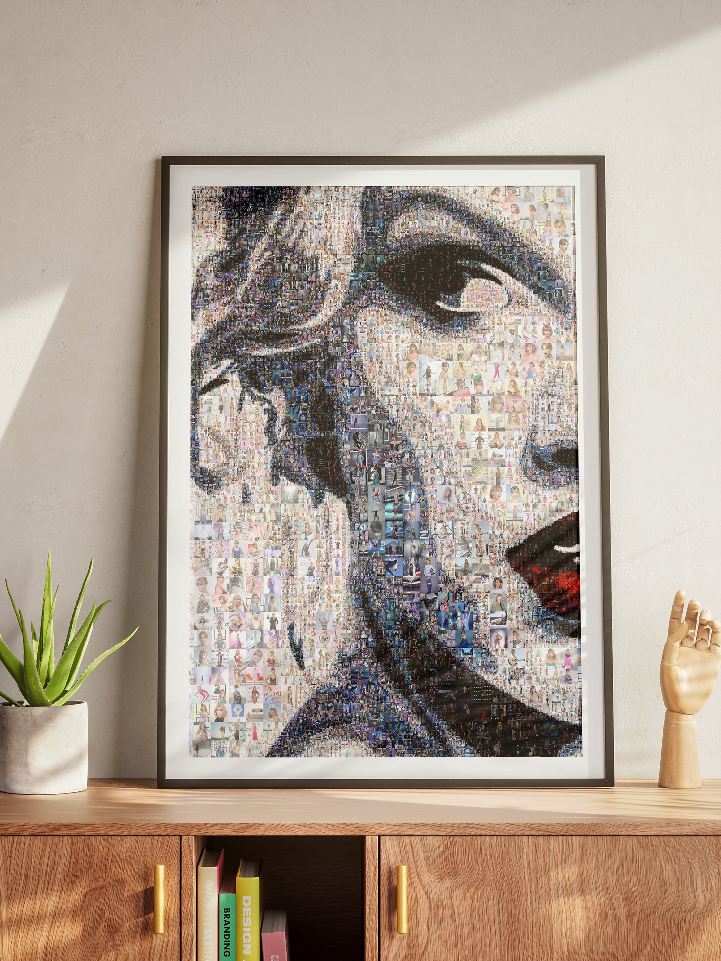 Stunning Taylor Swift Mosaic Art Print - Unique Wall Decor for Fans and Collectors AtelierMosaics