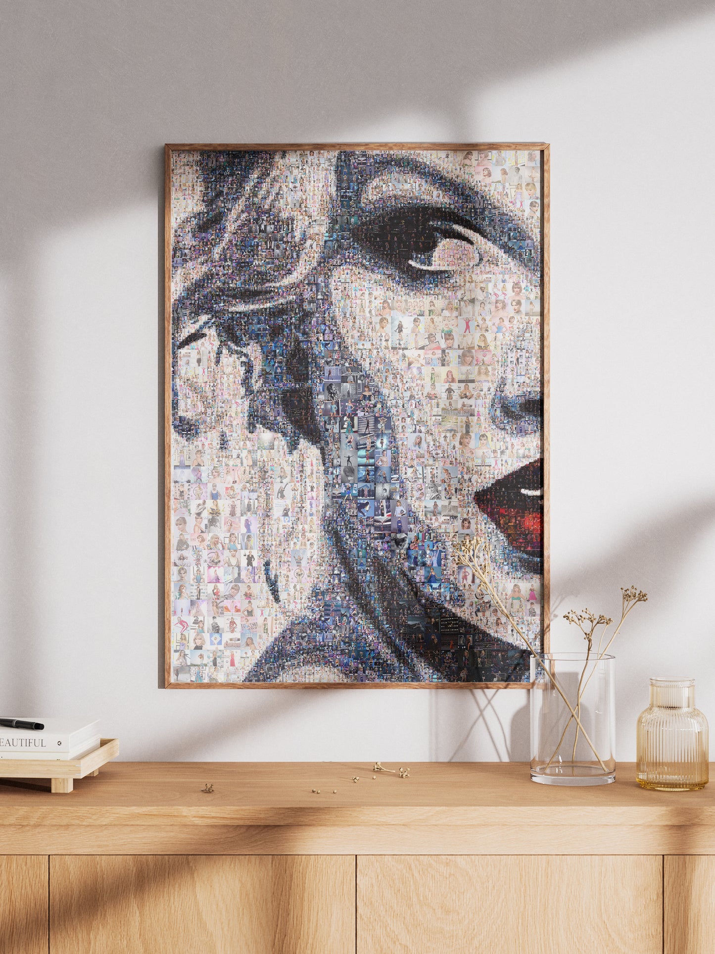 Stunning Taylor Swift Mosaic Art Print - Unique Wall Decor for Fans and Collectors AtelierMosaics