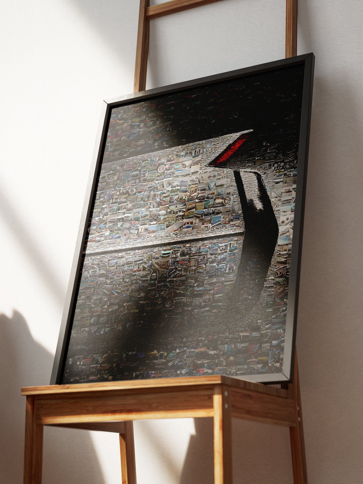 Stunning Automotive Mosaic Artwork: Classic Cars Collage for Car Enthusiasts and Decor Lovers AtelierMosaics