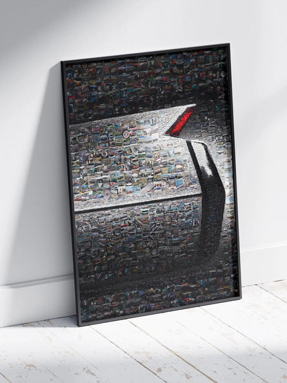 Stunning Automotive Mosaic Artwork: Classic Cars Collage for Car Enthusiasts and Decor Lovers AtelierMosaics