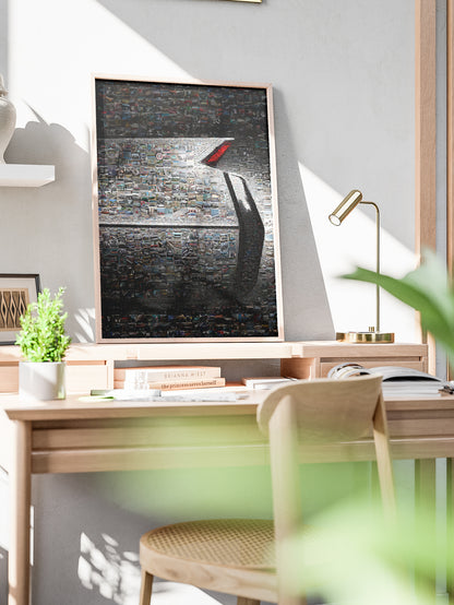 Stunning Automotive Mosaic Artwork: Classic Cars Collage for Car Enthusiasts and Decor Lovers AtelierMosaics