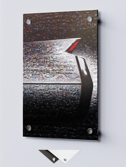 Stunning Automotive Mosaic Artwork: Classic Cars Collage for Car Enthusiasts and Decor Lovers AtelierMosaics
