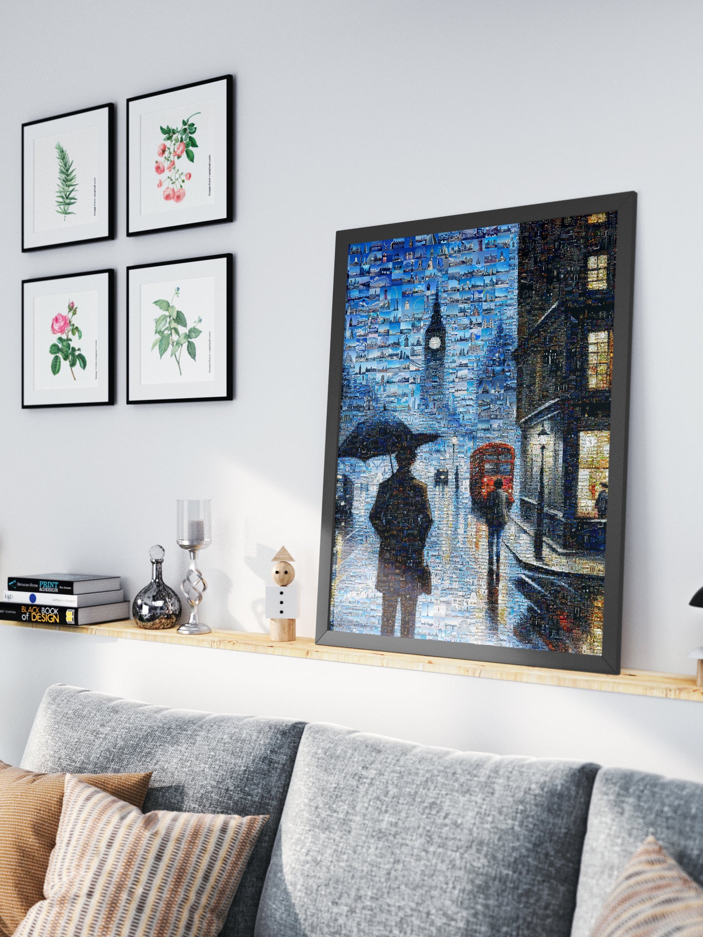 Stunning London Mosaic Artwork - Iconic Landmarks Captured in Vibrant Colors AtelierMosaics