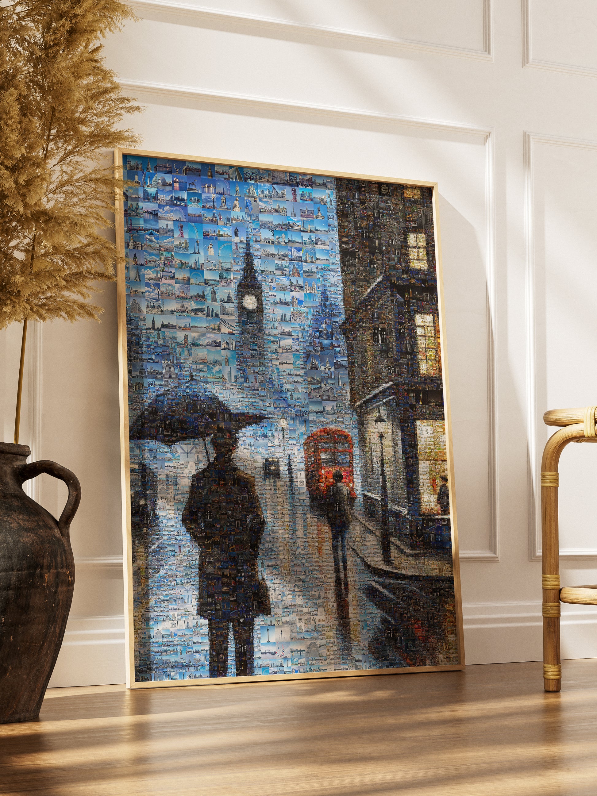 Stunning London Mosaic Artwork - Iconic Landmarks Captured in Vibrant Colors AtelierMosaics