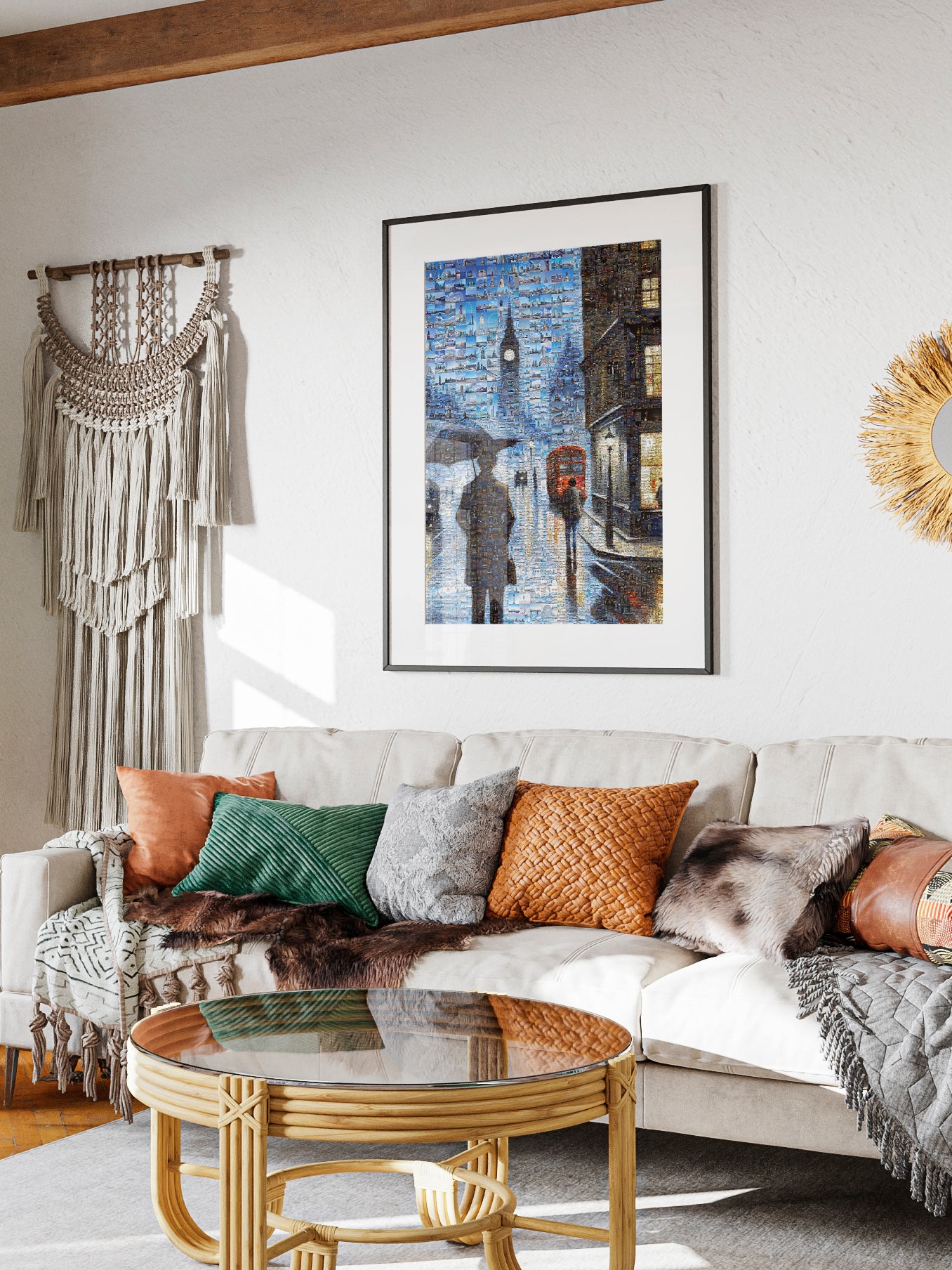 Stunning London Mosaic Artwork - Iconic Landmarks Captured in Vibrant Colors AtelierMosaics