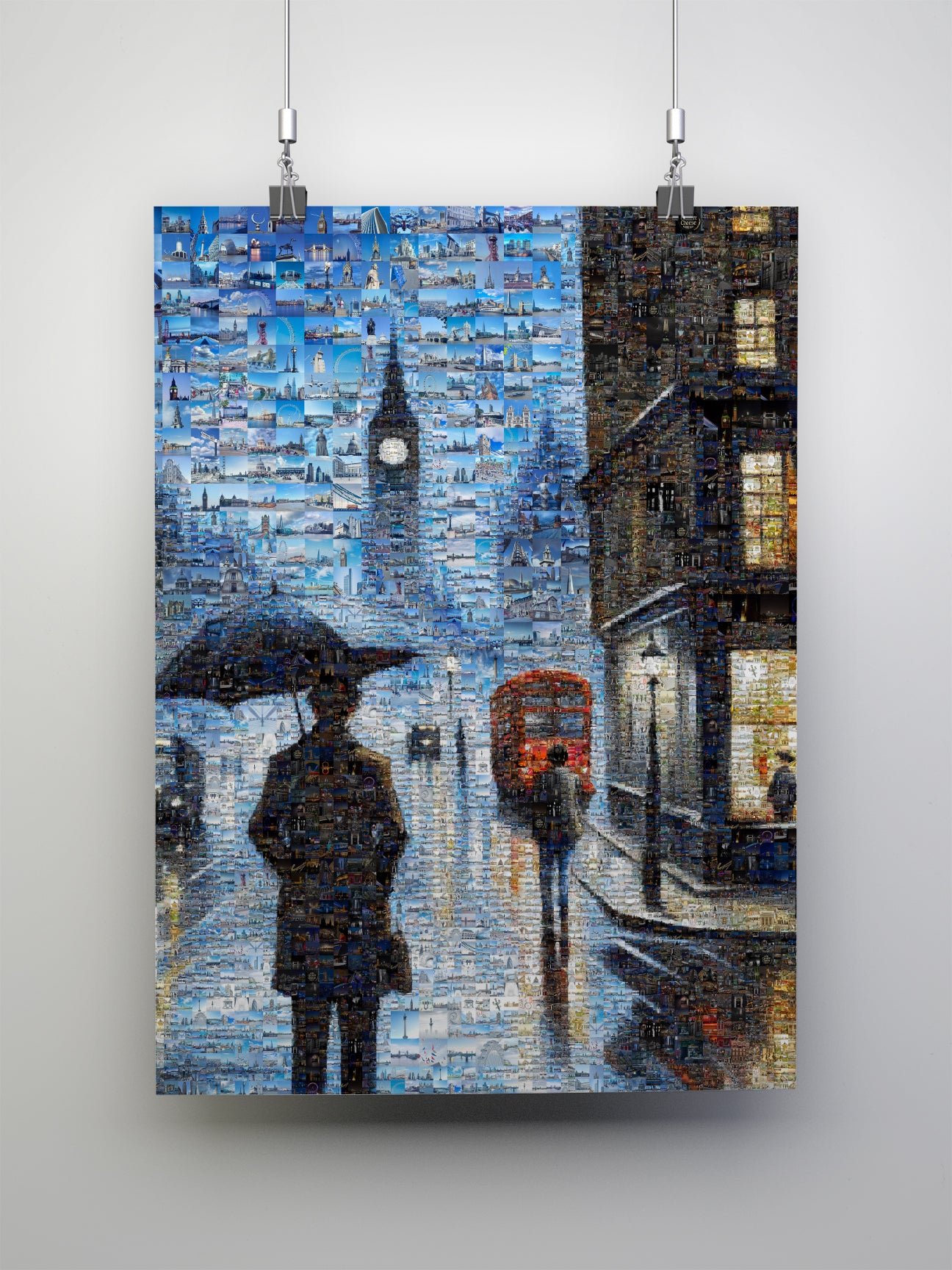 Stunning London Mosaic Artwork - Iconic Landmarks Captured in Vibrant Colors AtelierMosaics