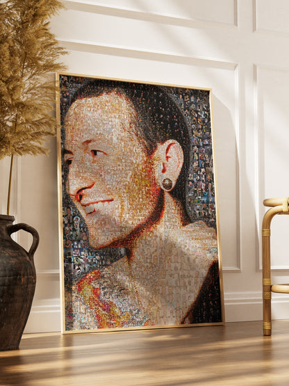Chester Bennington Mosaic Artwork - Celebrating Linkin Park's Iconic Legacy AtelierMosaics