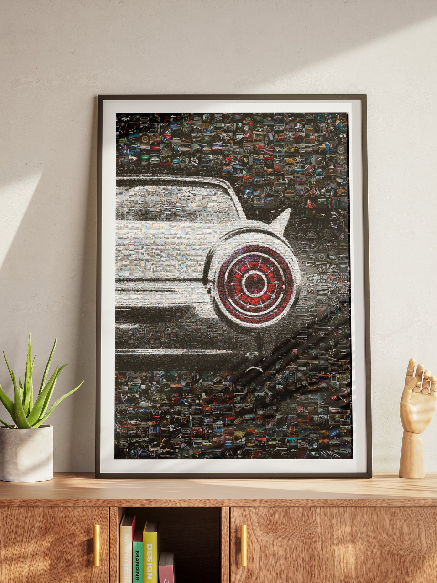 Stunning Mosaic Artwork of Classic Cars – Unique Wall Art for Auto Enthusiasts AtelierMosaics