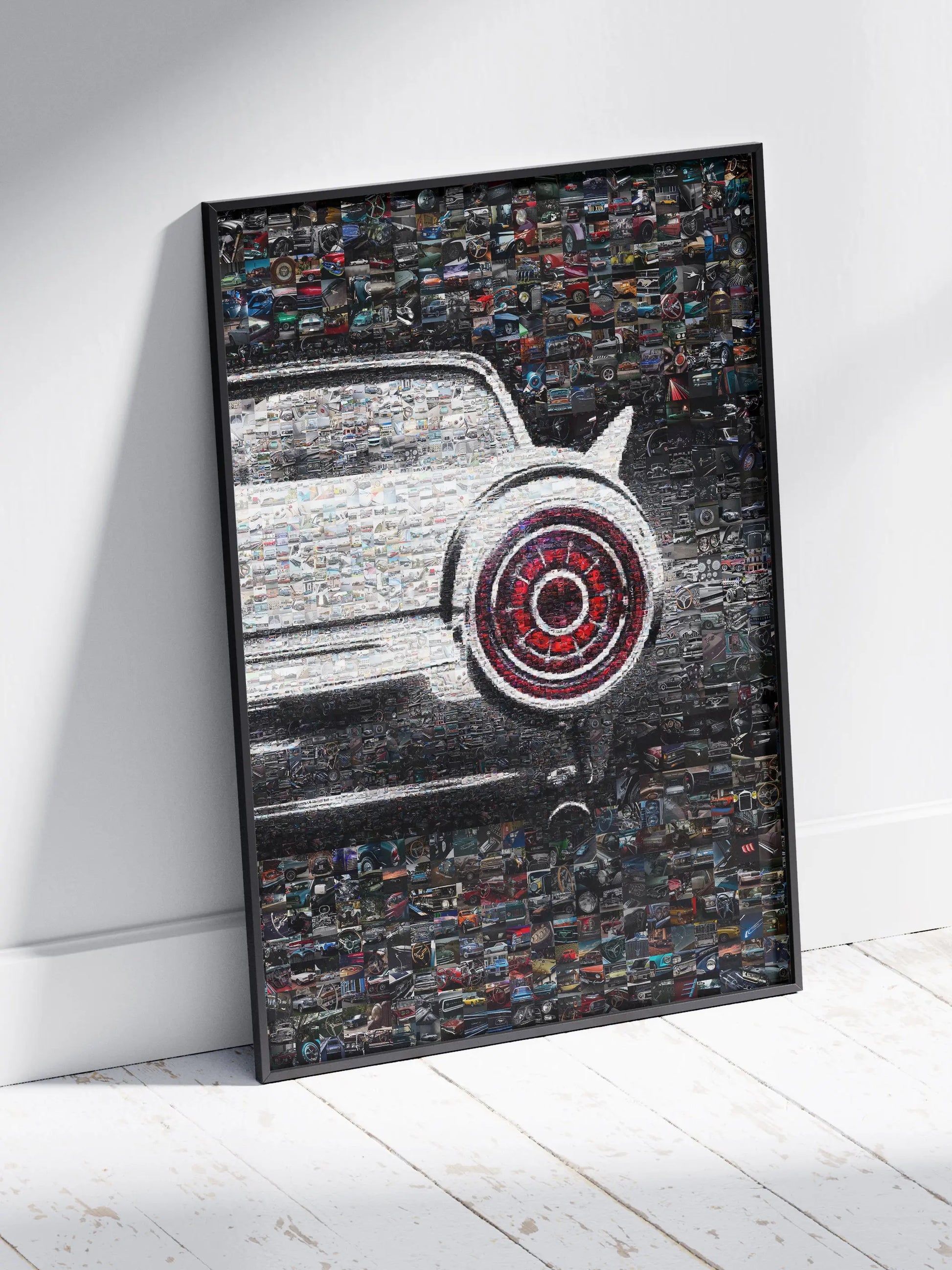 Stunning Mosaic Artwork of Classic Cars – Unique Wall Art for Auto Enthusiasts AtelierMosaics