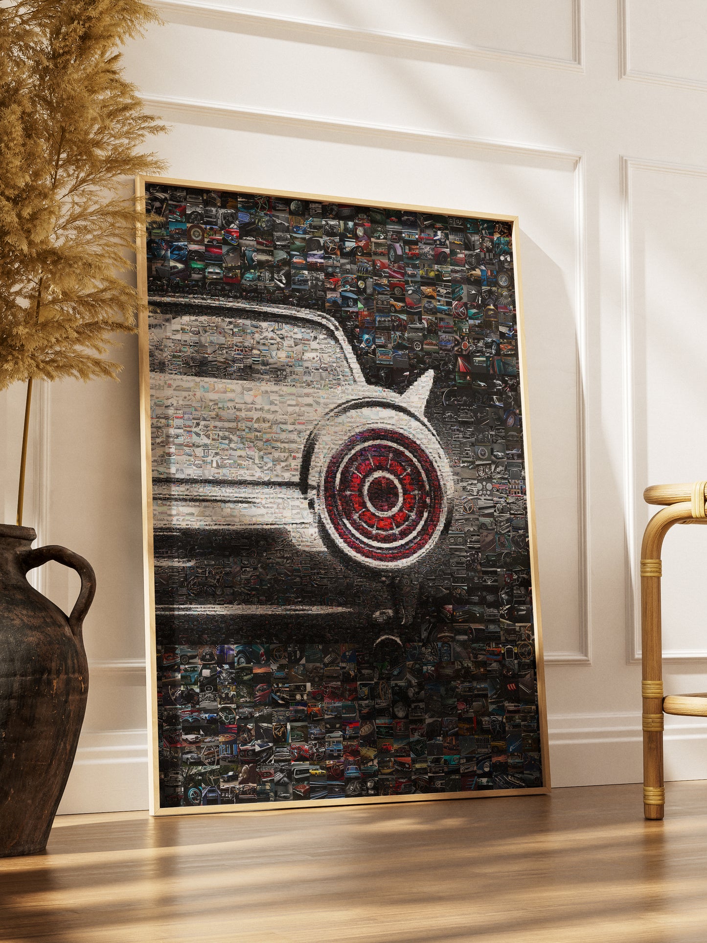 Stunning Mosaic Artwork of Classic Cars – Unique Wall Art for Auto Enthusiasts AtelierMosaics