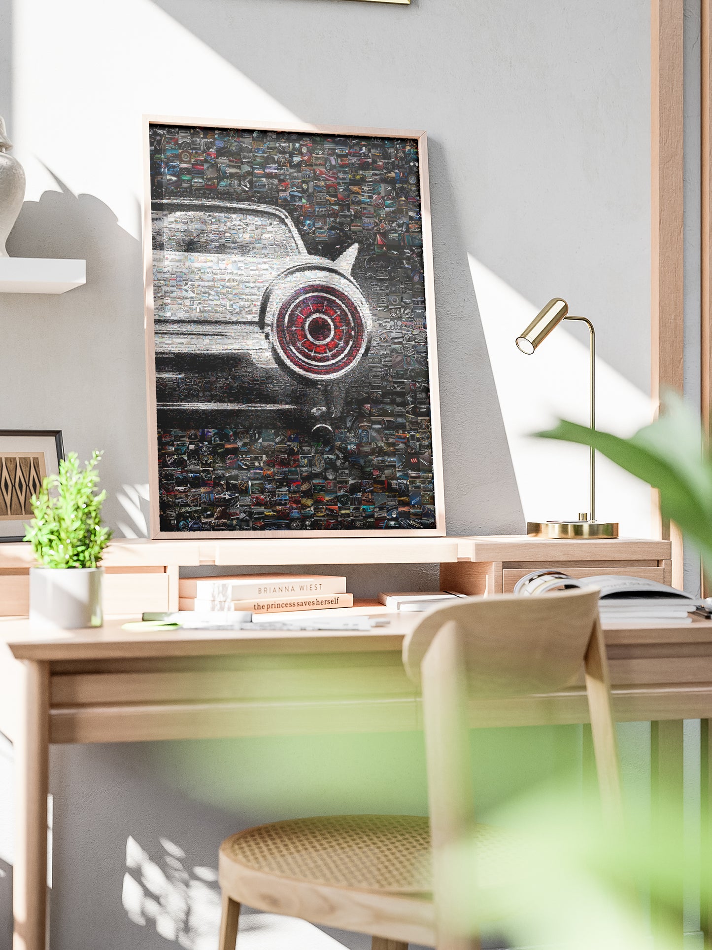 Stunning Mosaic Artwork of Classic Cars – Unique Wall Art for Auto Enthusiasts AtelierMosaics