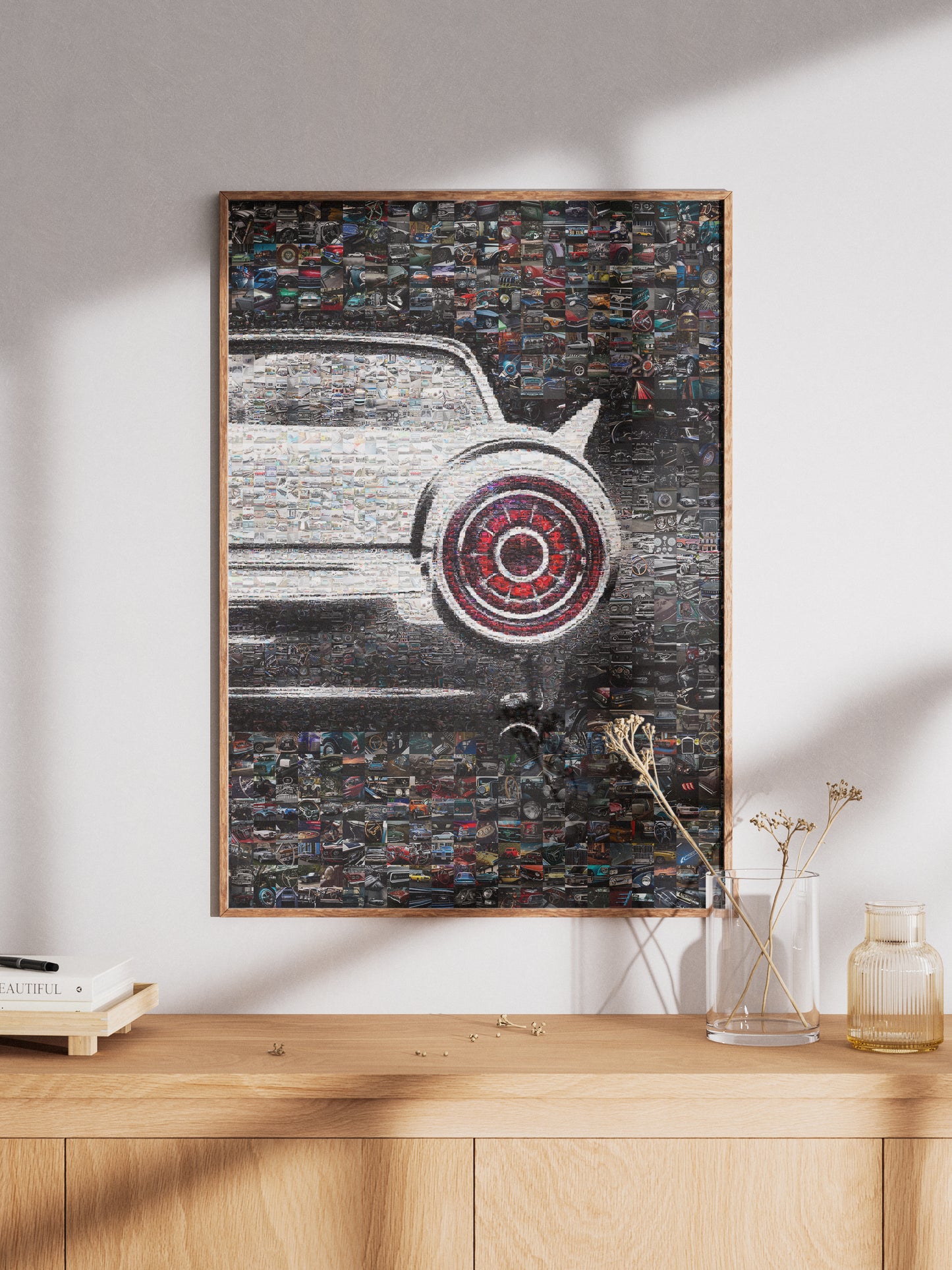 Stunning Mosaic Artwork of Classic Cars – Unique Wall Art for Auto Enthusiasts AtelierMosaics
