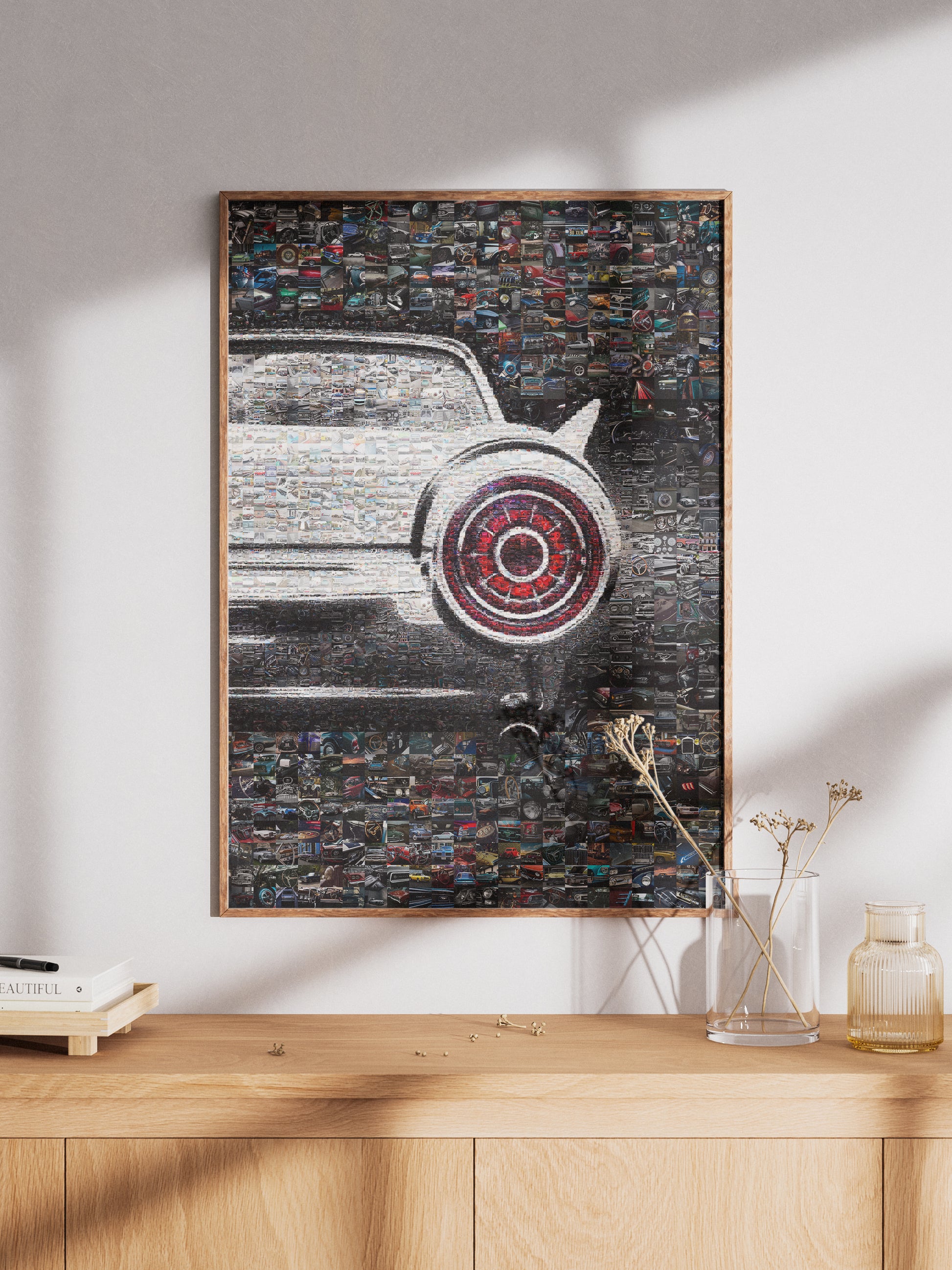 Stunning Mosaic Artwork of Classic Cars – Unique Wall Art for Auto Enthusiasts AtelierMosaics