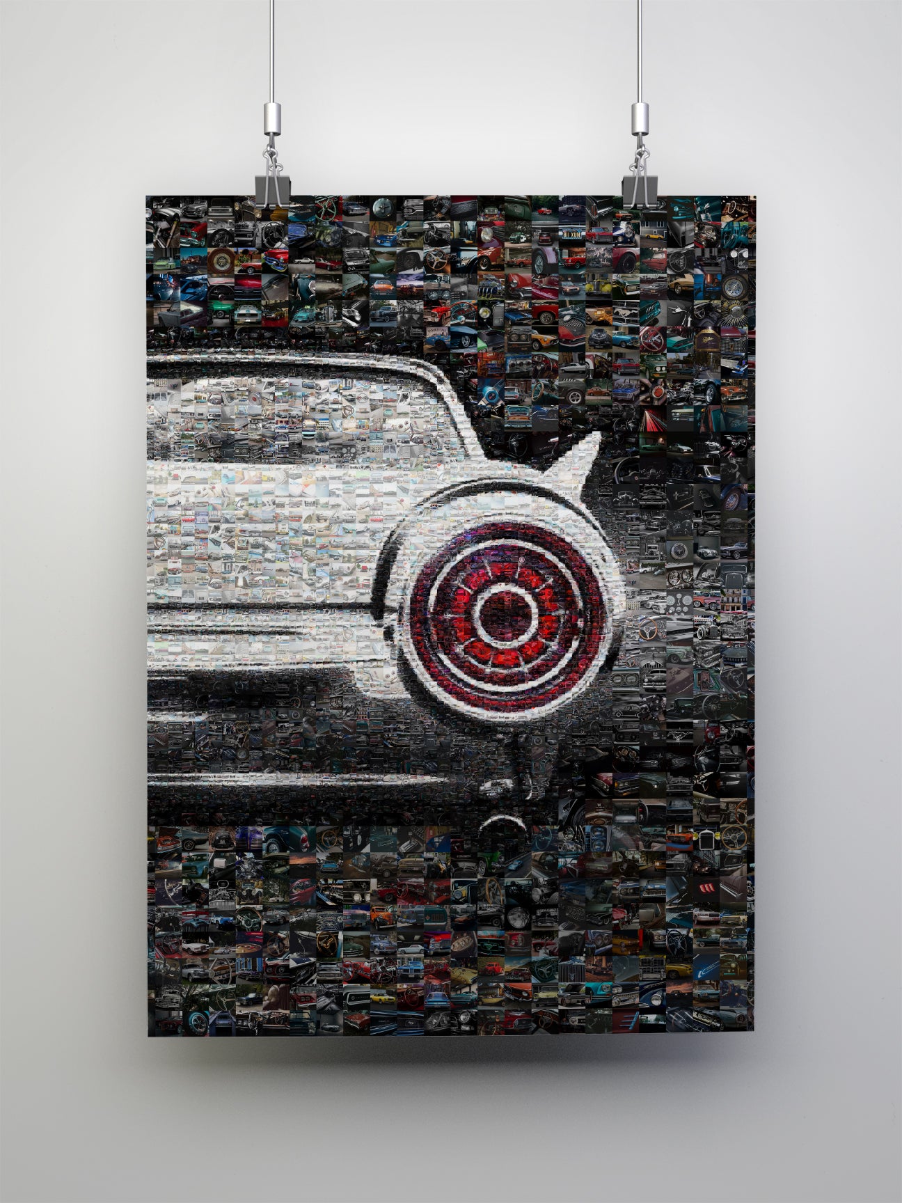 Stunning Mosaic Artwork of Classic Cars – Unique Wall Art for Auto Enthusiasts AtelierMosaics