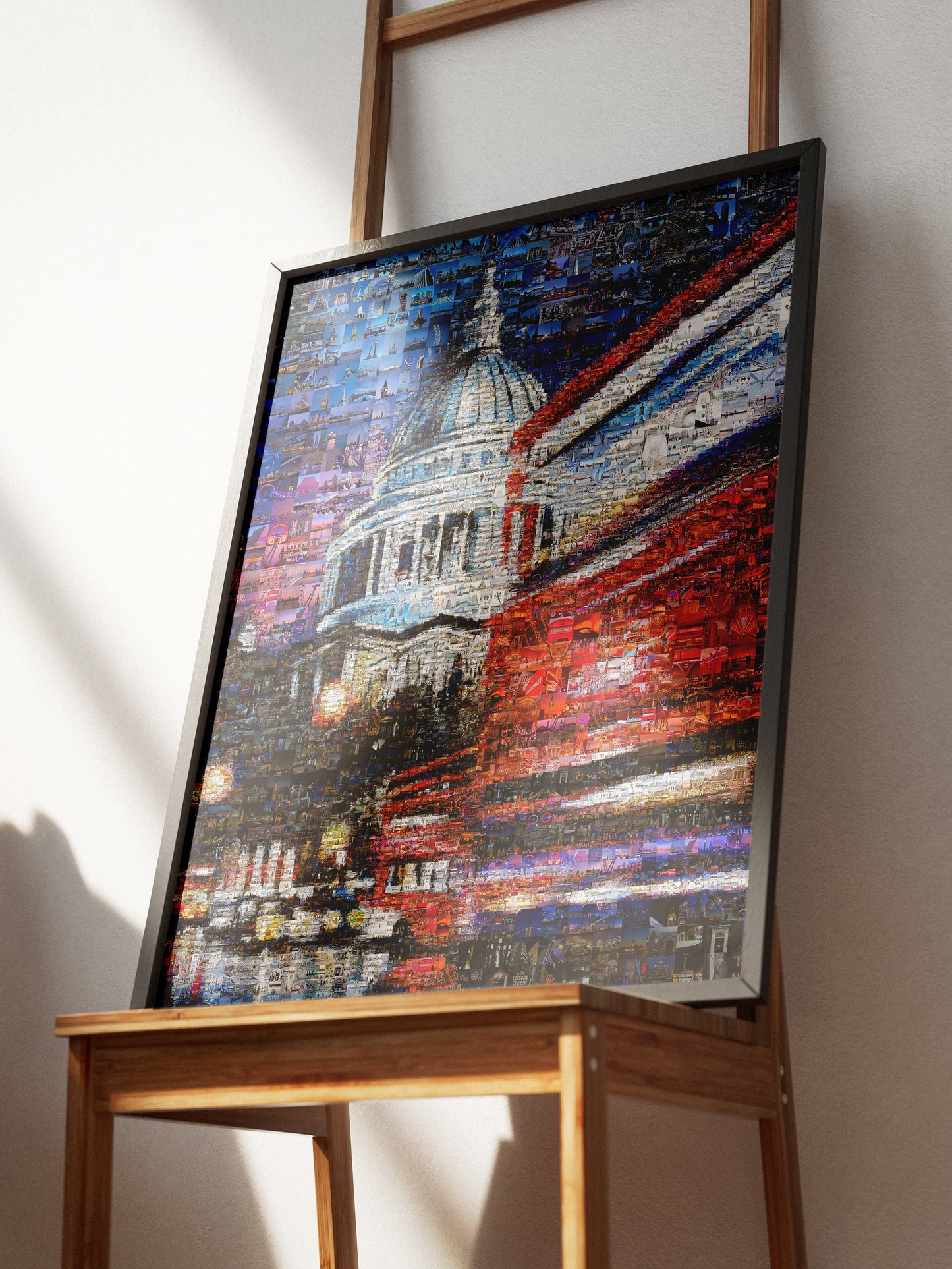 Stunning London Mosaic Artwork - Iconic Cityscape Featuring St. Paul's Cathedral and Vibrant City Life AtelierMosaics