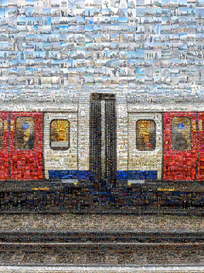 Stunning London Mosaic Artwork: Captivating Subway Scene of Iconic Cityscapes AtelierMosaics