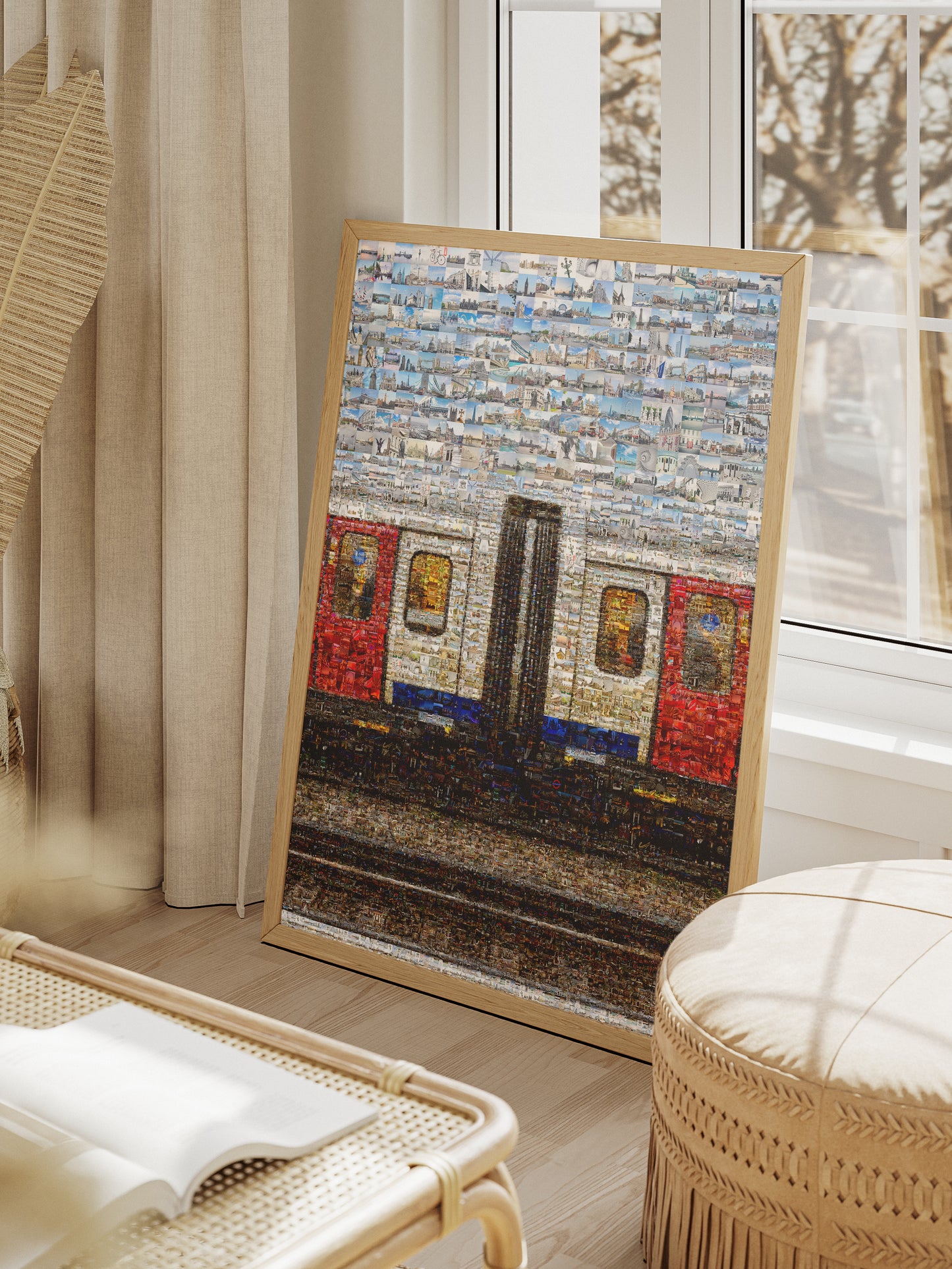 Stunning London Mosaic Artwork: Captivating Subway Scene of Iconic Cityscapes AtelierMosaics