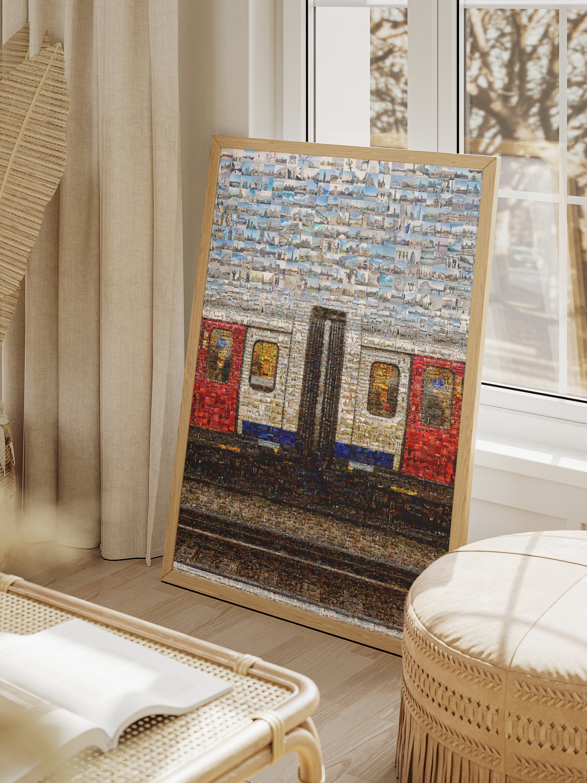 Stunning London Mosaic Artwork: Captivating Subway Scene of Iconic Cityscapes AtelierMosaics