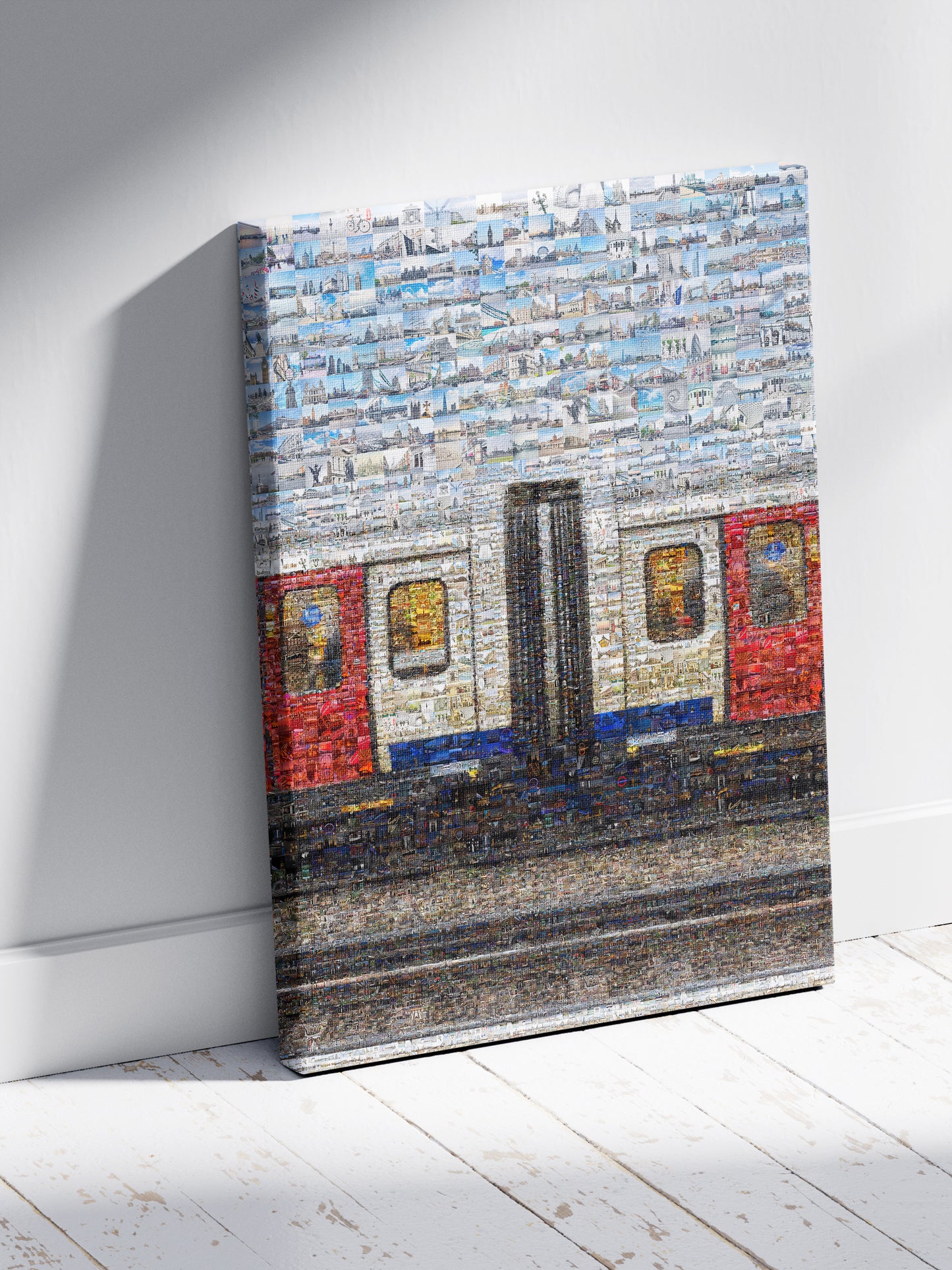 Stunning London Mosaic Artwork: Captivating Subway Scene of Iconic Cityscapes AtelierMosaics