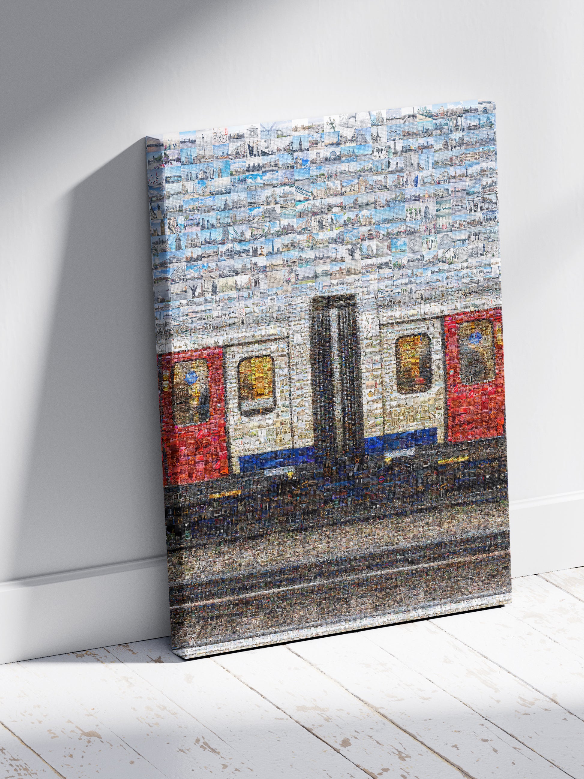 Stunning London Mosaic Artwork: Captivating Subway Scene of Iconic Cityscapes AtelierMosaics