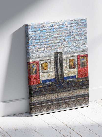 Stunning London Mosaic Artwork: Captivating Subway Scene of Iconic Cityscapes AtelierMosaics