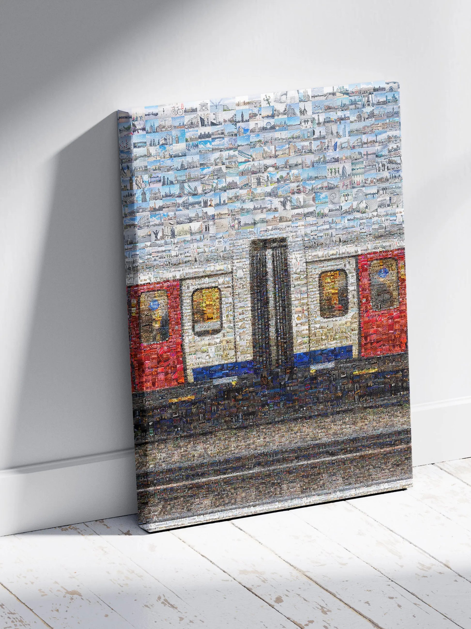 Stunning London Mosaic Artwork: Captivating Subway Scene of Iconic Cityscapes AtelierMosaics