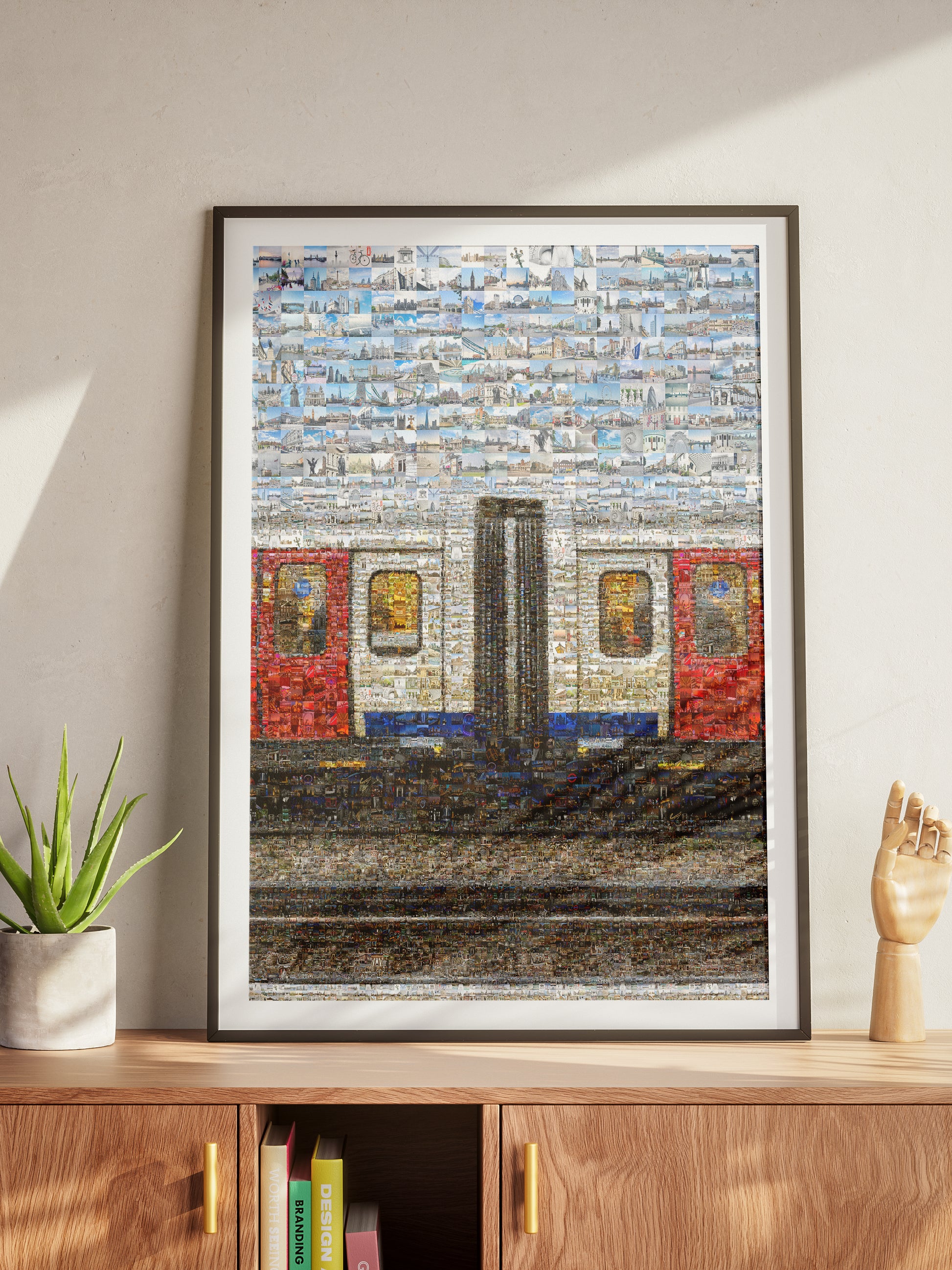 Stunning London Mosaic Artwork: Captivating Subway Scene of Iconic Cityscapes AtelierMosaics