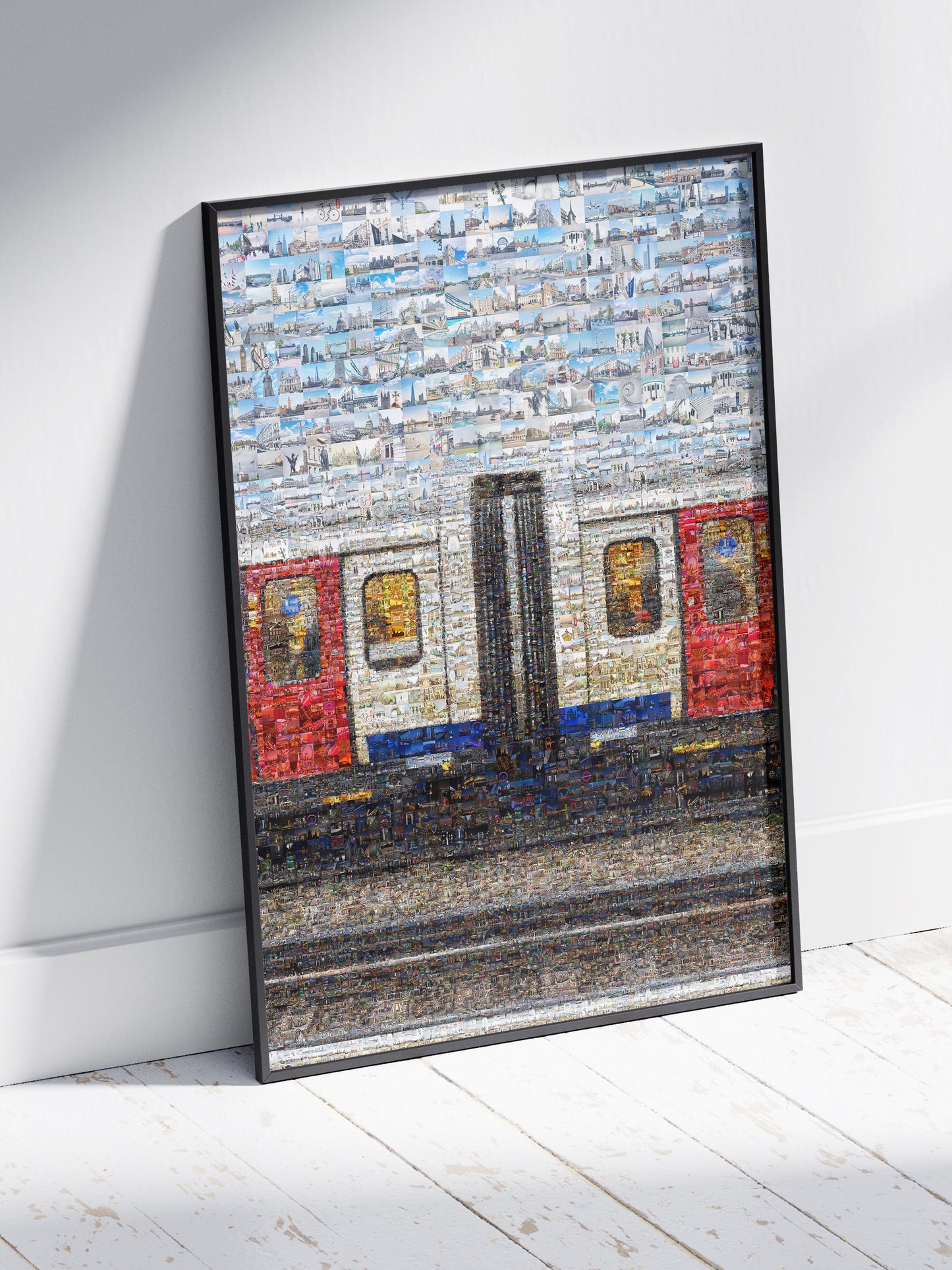 Stunning London Mosaic Artwork: Captivating Subway Scene of Iconic Cityscapes AtelierMosaics