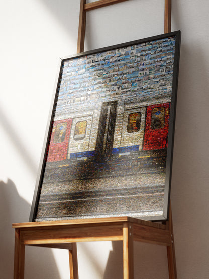 Stunning London Mosaic Artwork: Captivating Subway Scene of Iconic Cityscapes AtelierMosaics