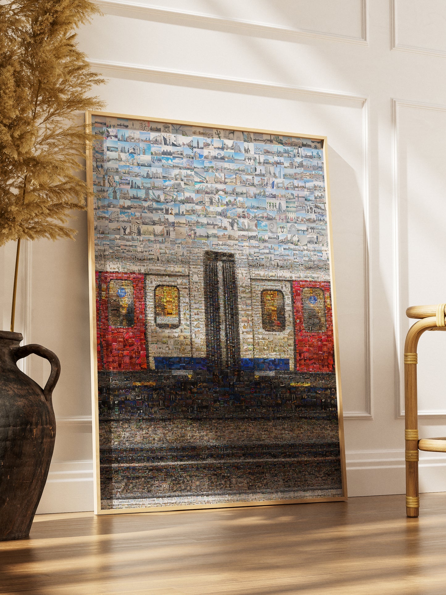 Stunning London Mosaic Artwork: Captivating Subway Scene of Iconic Cityscapes AtelierMosaics