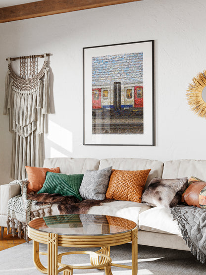 Stunning London Mosaic Artwork: Captivating Subway Scene of Iconic Cityscapes AtelierMosaics