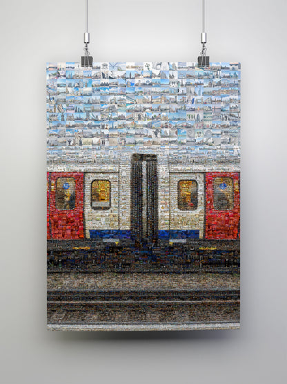Stunning London Mosaic Artwork: Captivating Subway Scene of Iconic Cityscapes AtelierMosaics